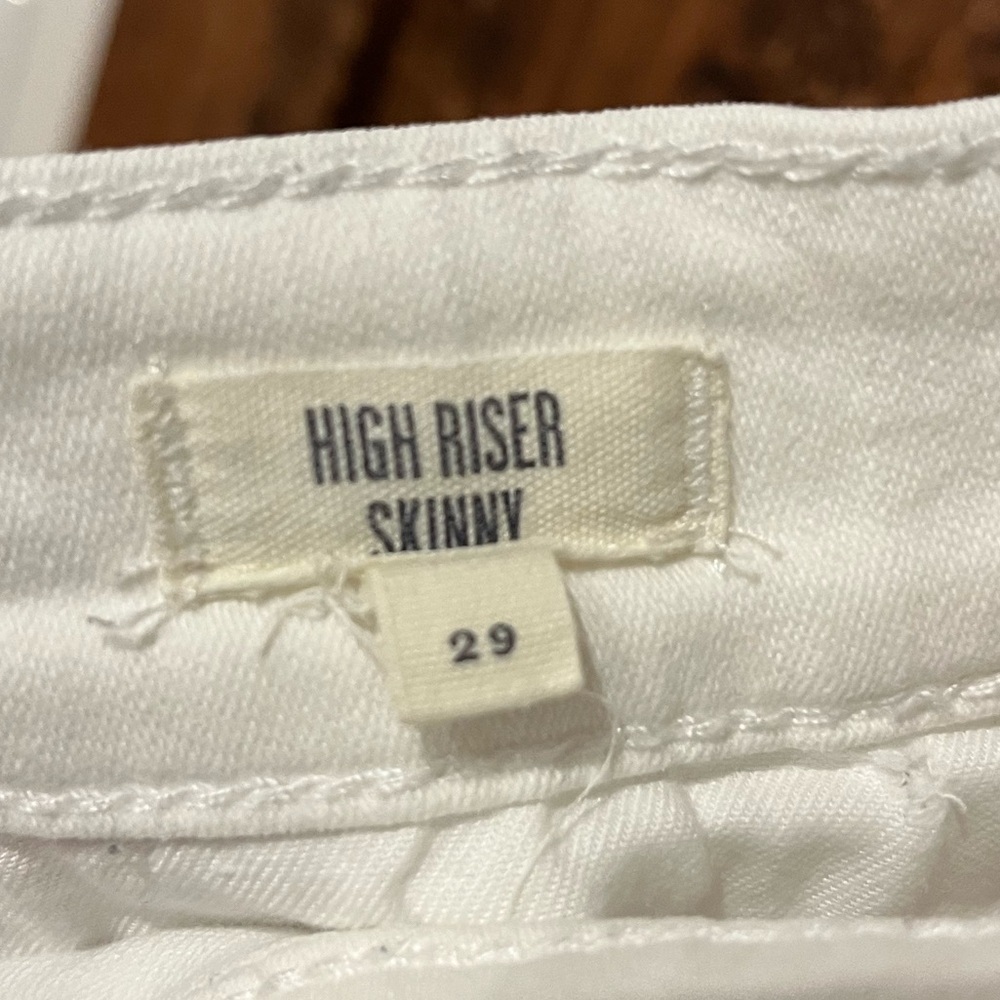MADEWELL Womens white skinny‎ jeans size 29 waist - Picture 3 of 5